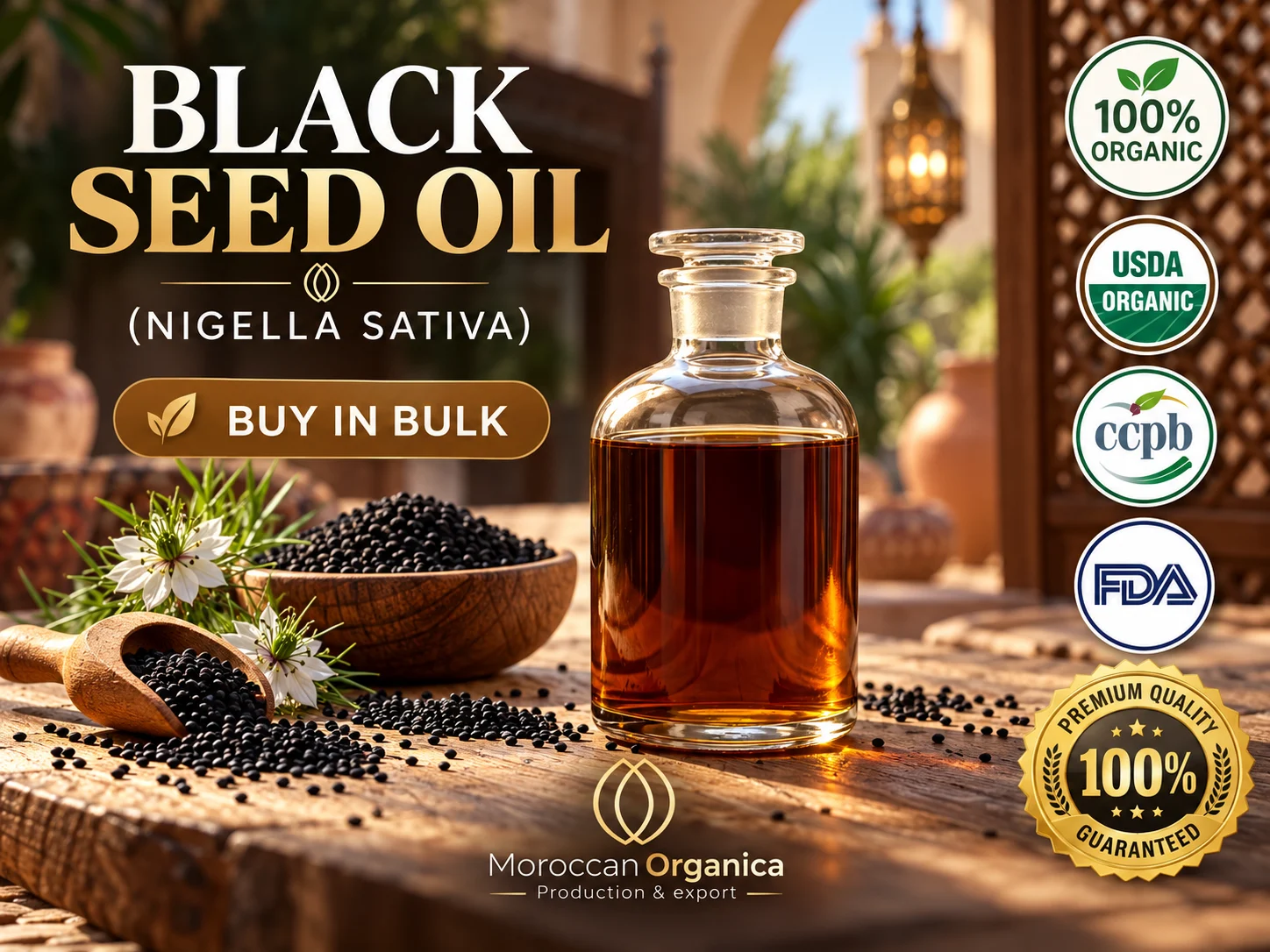 Organic black seed oil