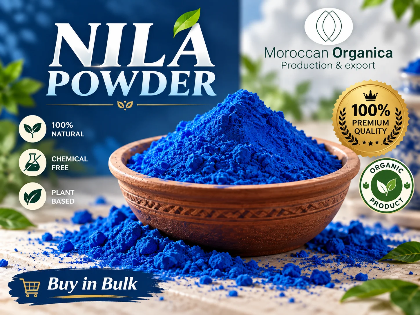 Moroccan Nila Powder – Natural Mask and Scrub
