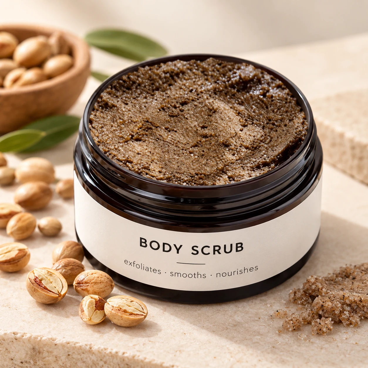Natural body scrub