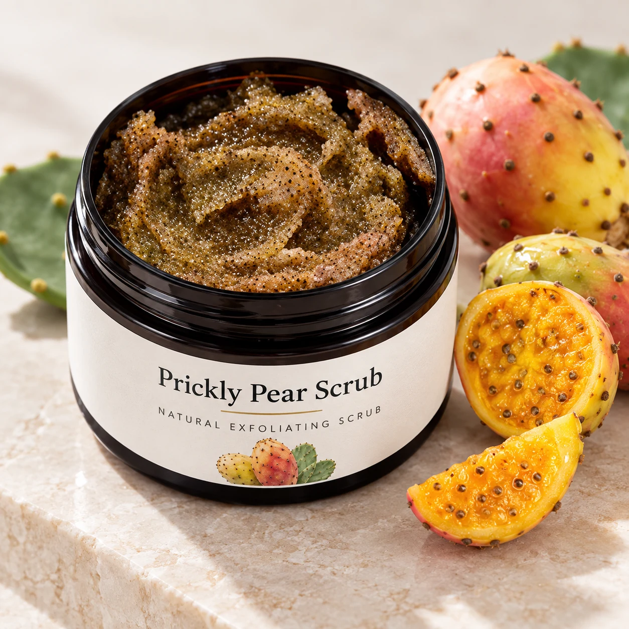 Prickly pear exfoliating scrub