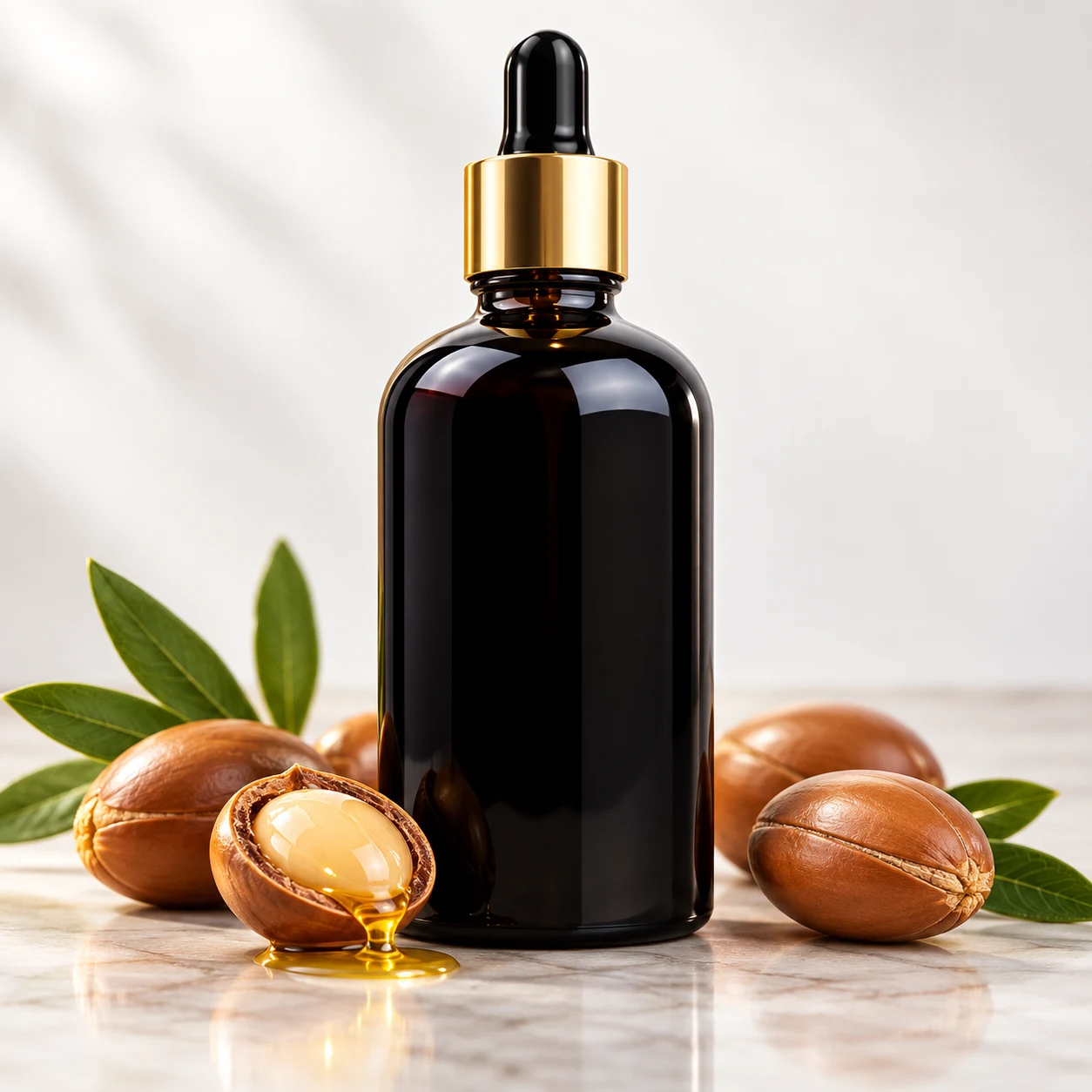 Pure argan oil — dropper bottle
