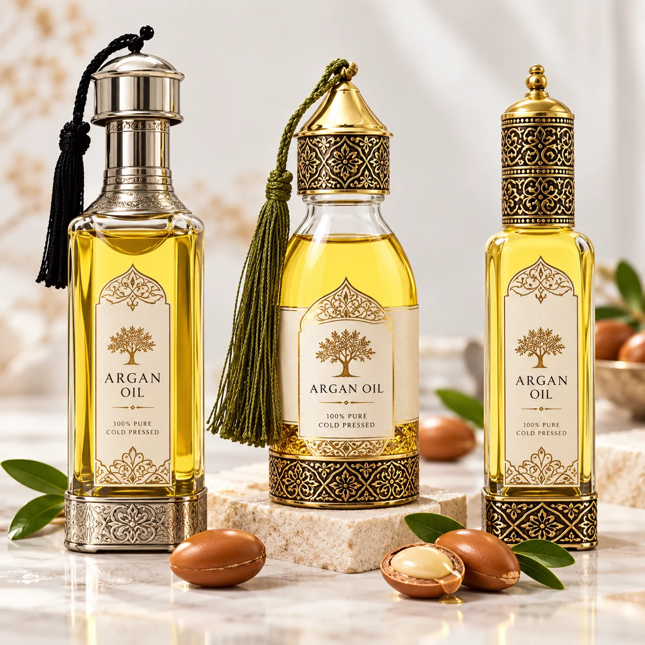 Glass bottles and droppers for private label cosmetic packaging